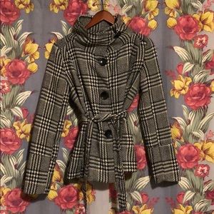 Wet Seal Houndstooth Coat
